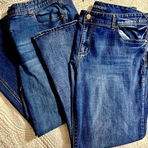 2 Pair Set- Maurice’s 24S Jeans